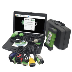 dla+ 2.0 heavy duty truck diagnostic scanner vehicle interface complete adapter kit compatible with jpro professional software